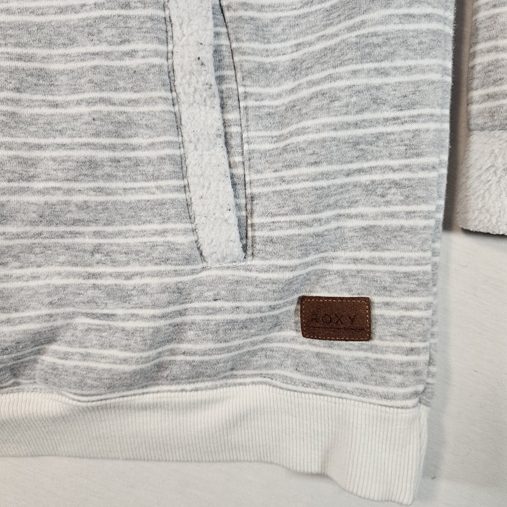 Roxy Fleece Sweater Pullover Women's‎ Medium This Feeling Stripe - Picture 5 of 7